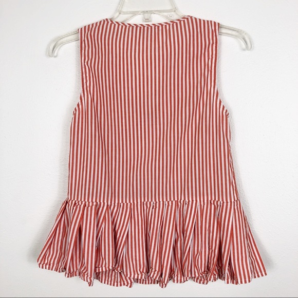 ModCloth Optimistic Essence Striped Peplum Top - Picture 7 of 8